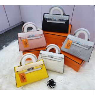 Túi chữ H kỳ nhông size 22 fullbox