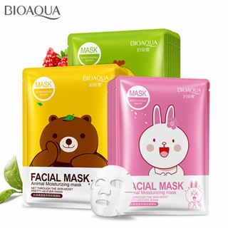 [Mới sẵn] Mặt nạ giấy hoa quả Bioaqua phiên bản hoạt hình