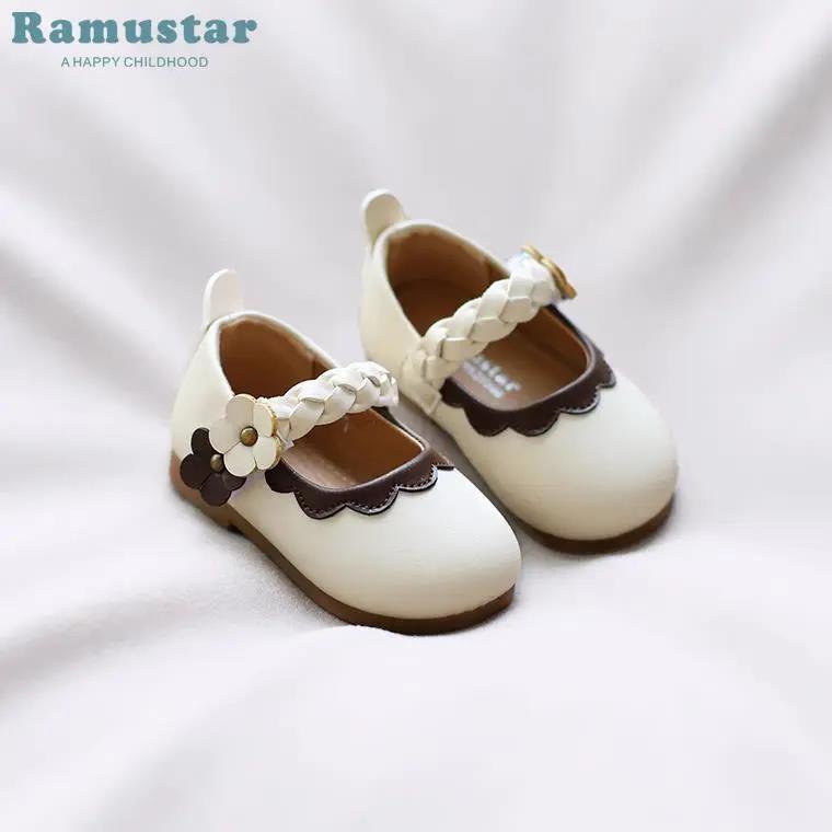 Giày Búp Bê Da Đế Mềm Thời Trang Xinh Xắn Dành Cho Bé Gái