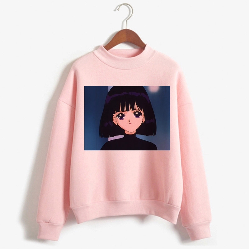 Sailor Moon Áo Hoodie In Hình Thủy Thủ Mặt Trăng Phong Cách Harajuku Thời Trang Mùa Thu Cho Nữ