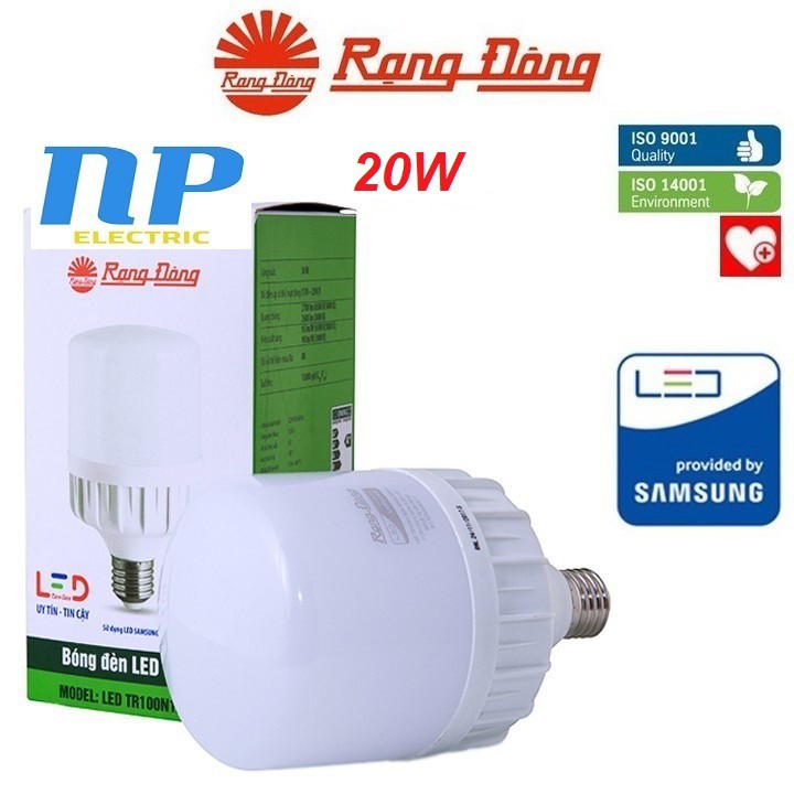 [GIÁ SIÊU RẺ] BÓNG ĐÈN LED BULB TRỤ RẠNG ĐÔNG - 20W