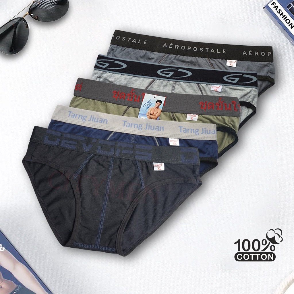 Quần lót nam, quần ship nam chéo thể thao thoáng mát thấm hút mồ hồi tốt