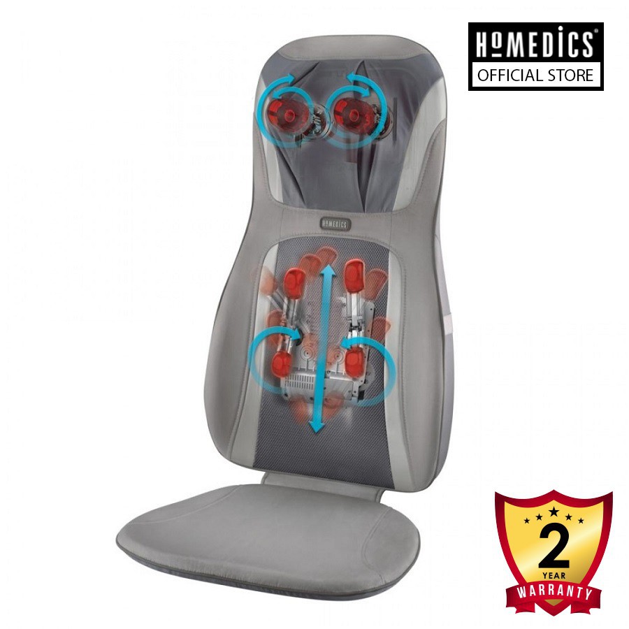 [Bảo Hành 2 Năm] Đệm ghế massage shiatsu 3D chuyên nghiệp HoMedics MCS-845HJ