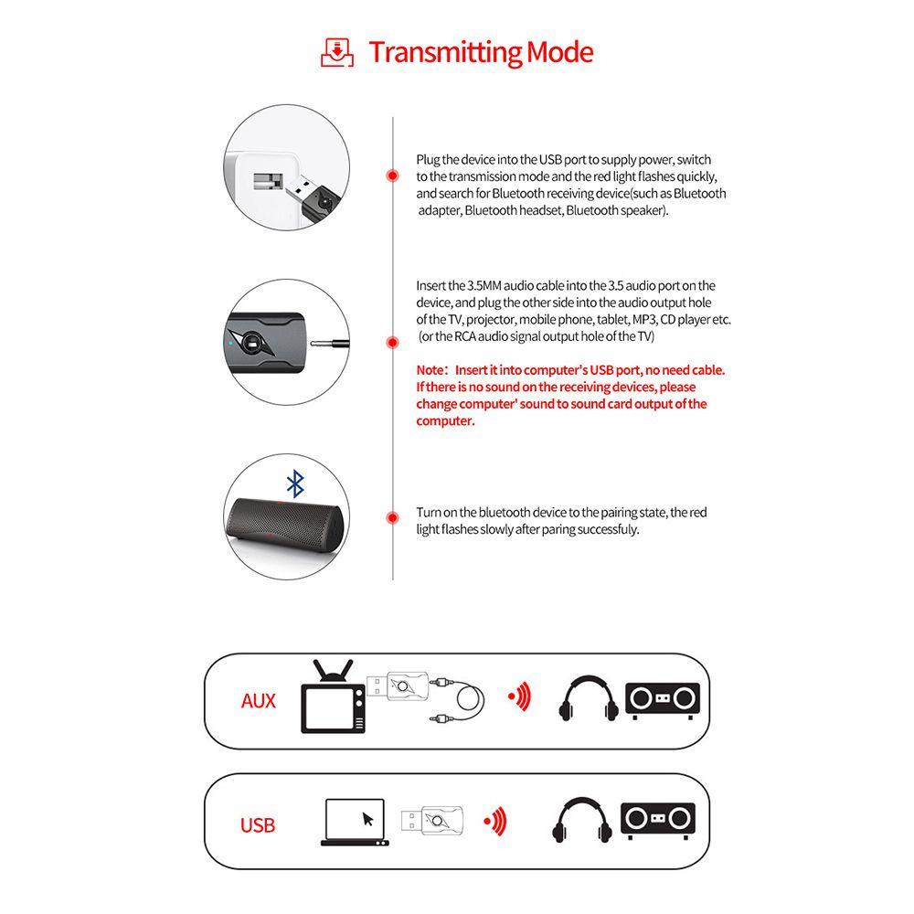 Thiết Bị Nhận Tín Hiệu Bluetooth Đầu Ra AUX U