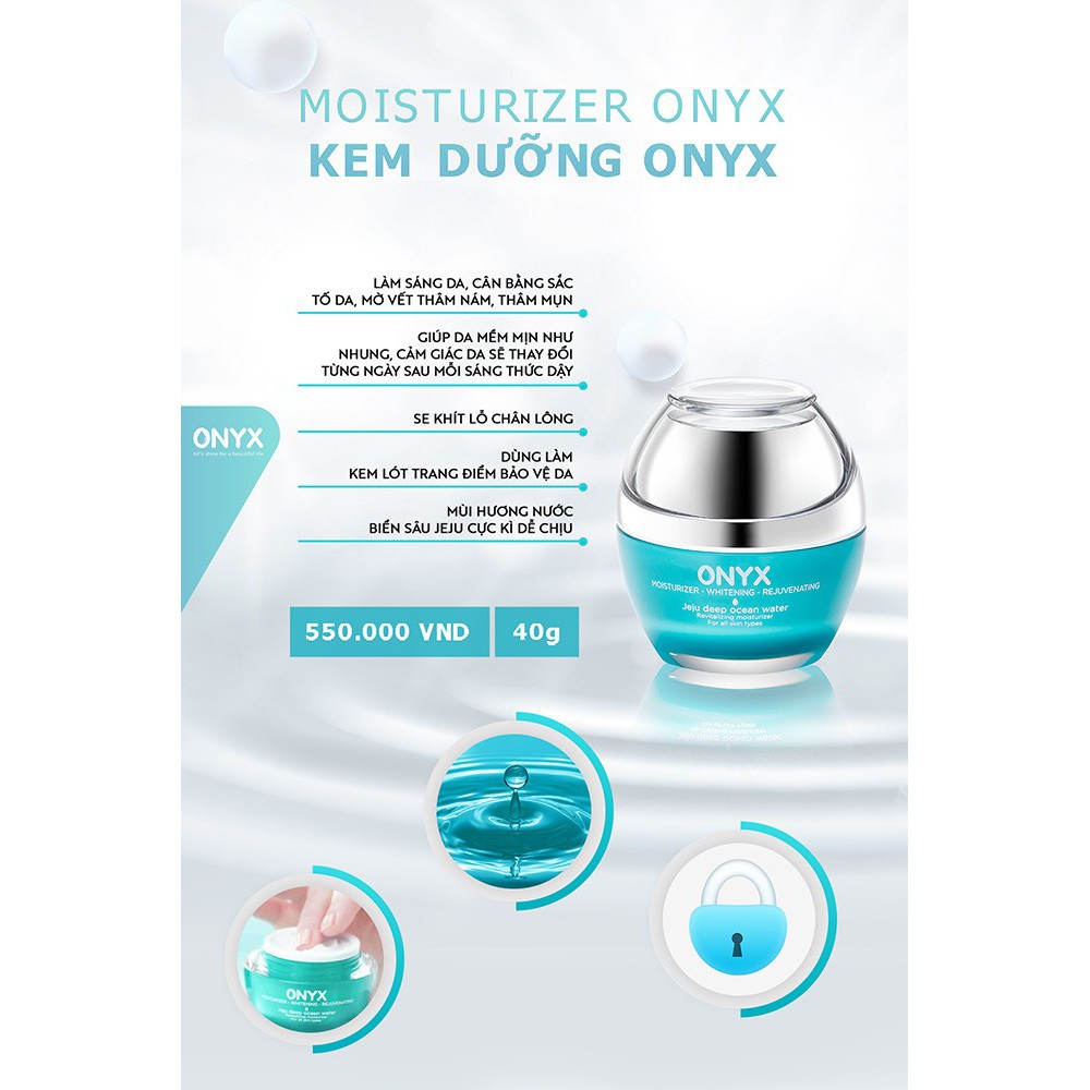 KEM DƯỠNG KHÓA ẨM TRẮNG DA ONYX | BigBuy360 - bigbuy360.vn