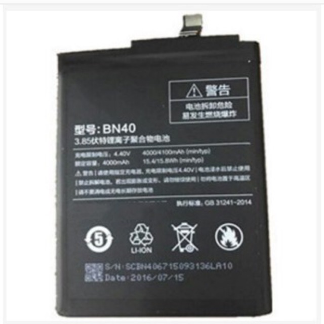 Pin xịn xiaomi mi4 prime/BN40