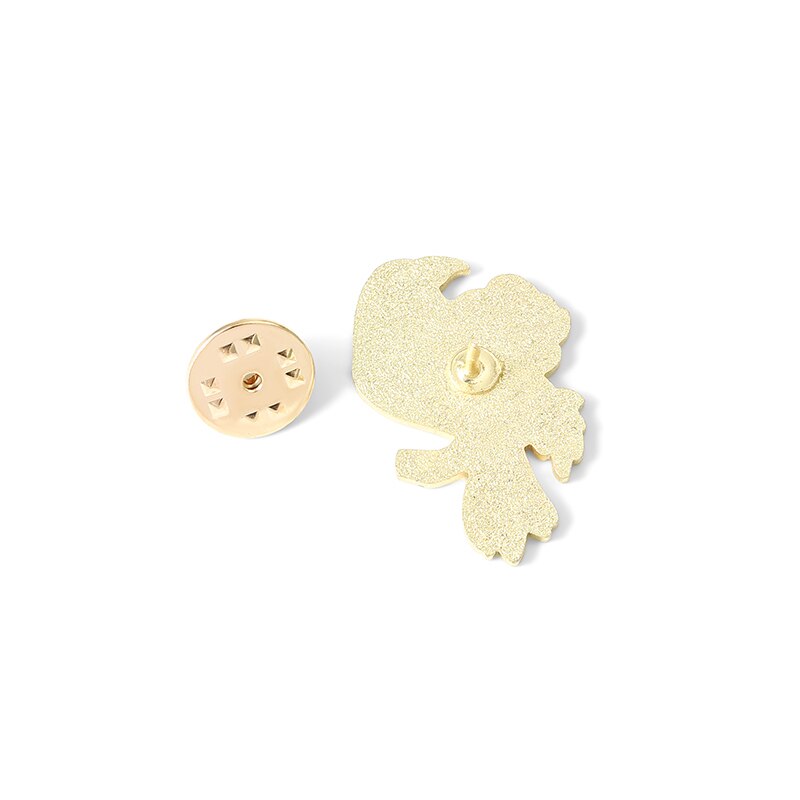 Ghim cài áo QIHE JEWELRY hình chú quạ tráng men cá tính