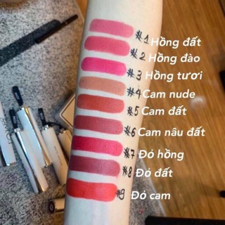Combo son M.O.I tone hồng matte(lì) bán lẻ - sỉ