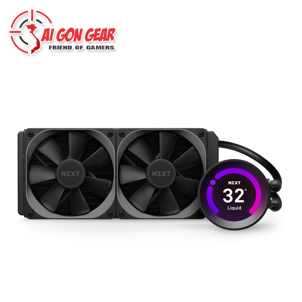 Bộ tản nhiệt nước NZXT Kraken Z53 - 240mm AIO Liquid Cooler with 2.36" Display ( RL-KRZ53-01 )