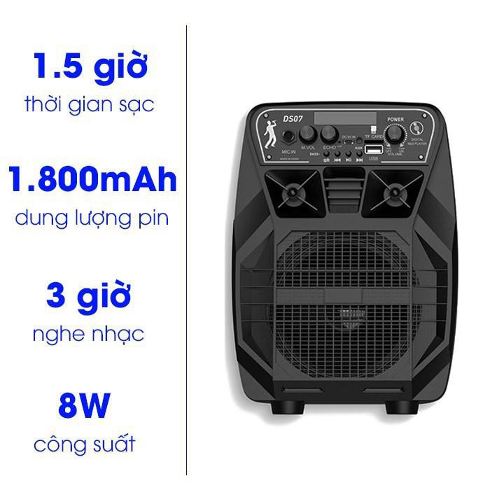 Loa karaoke mini Hoco DS07 loa bass lên đến 5.25 inch cực mạnh