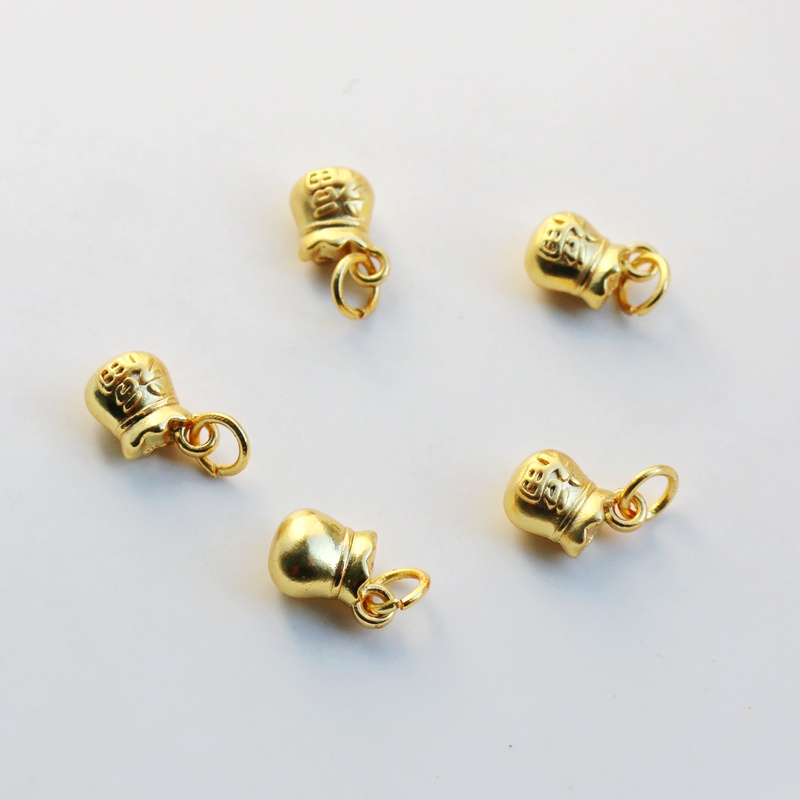 Hạt Mạ Vàng 18K Nhám Nhiều Màu Sắc Dùng Làm Trang Sức Thủ Công diy