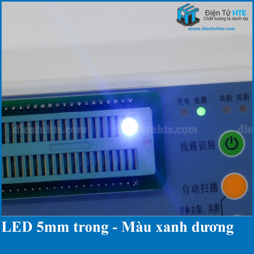 Gói 10 bóng LED đơn 5mm trong các màu [HTE Quy Nhơn CN2]