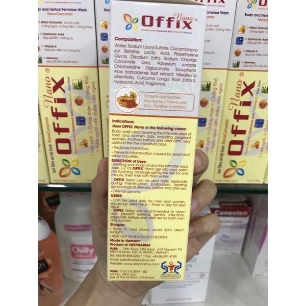 DUNG DỊCH VỆ SINH OFFIX C100ml