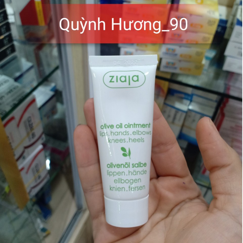 Sáp dầu Ô liu ZIAJA OLIVE OIL OINTMENT dưỡng môi hồng tự nhiên