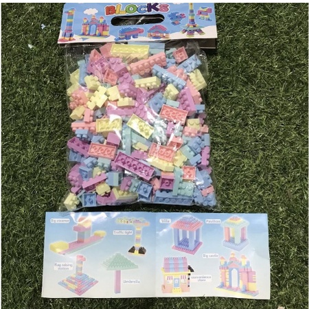 Túi Lego xếp hình nhí 240 chi tiết - Xếp hình sáng tạo