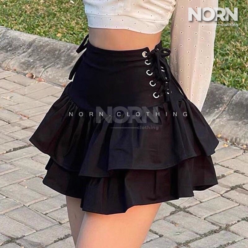 Chân váy 2 tầng đan dây hông - NORN Clothing | BigBuy360 - bigbuy360.vn