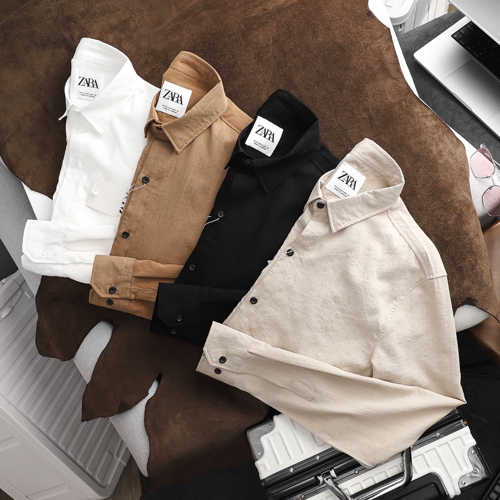 Áo sơ mi đũi nam