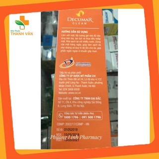 [Chất lượng] Sữa rửa mặt Decumar Clean 50g Cao cấp