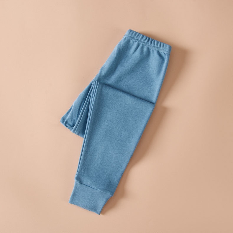 YAOEENH Quần Ngủ Dài 90-150cm Chất Liệu Cotton Thời Trang Thu Đông Cho Bé Trai