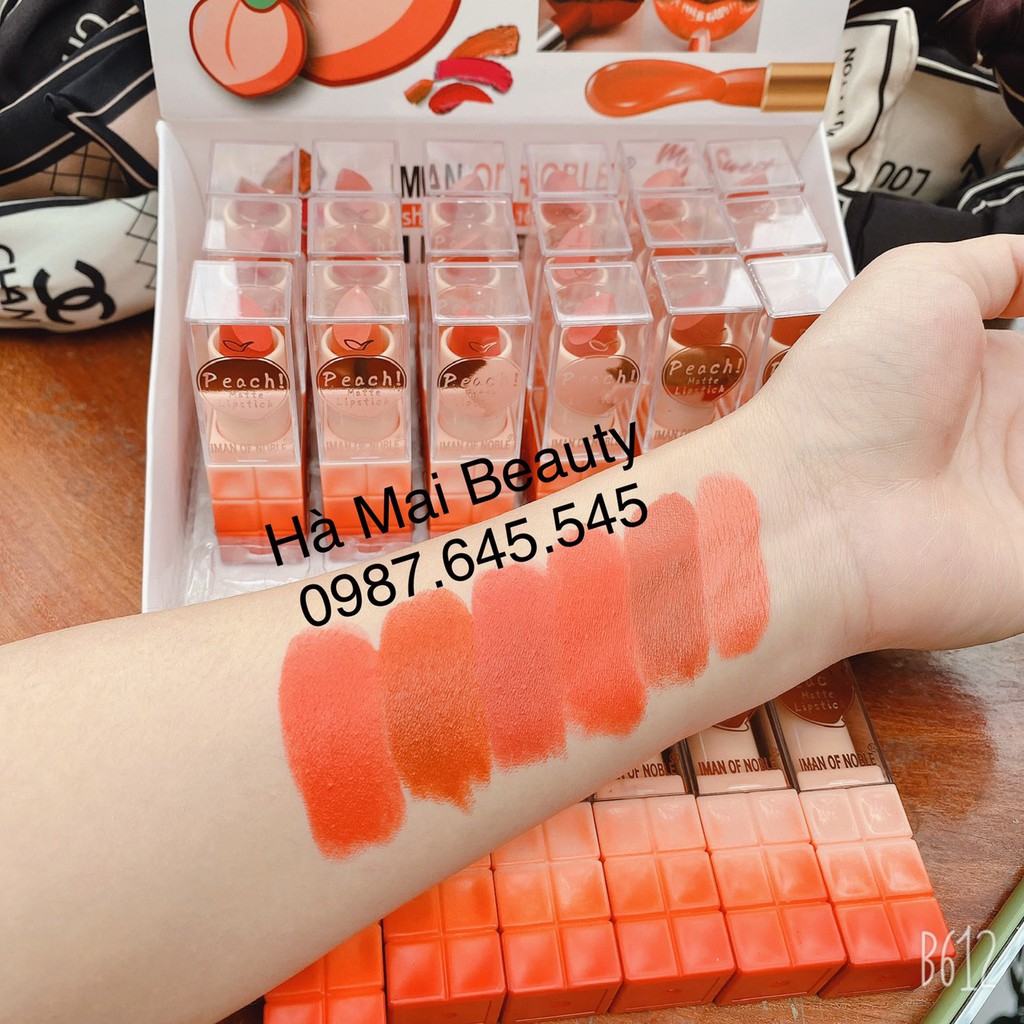 Một cây son lì dưỡng môi mềm mướt My Sweet Peach G229