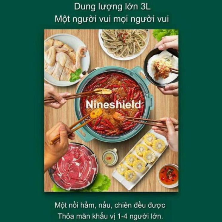 [ Hàng Có Sẵn ] Nồi áp suất Aux  4 trong 1 ,hầm cháo, hầm xương củ quả, hầm thịt, ăn lẩu  đa năng, tinh tế sang trọng.