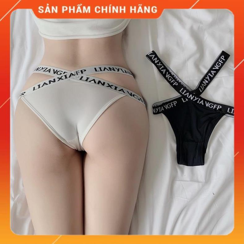 Quần Lót Nữ Cotton Sexy Lọt Khe Siêu Cuốn Hút Cạp X Lian Sexy 1838