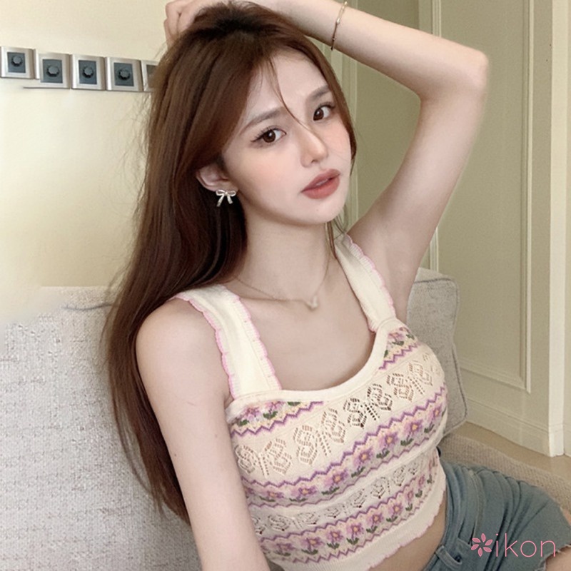 Áo Tank Top Dệt Kim Thiết Kế Ôm Sát Tôn Dáng
