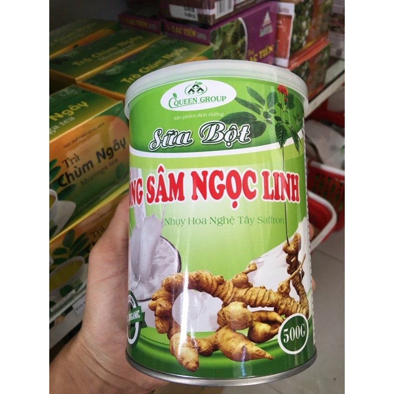 Sữa bột hồng sâm Ngọc Linh Nhuỵ hoa nghệ tây-Hàng chính hãng