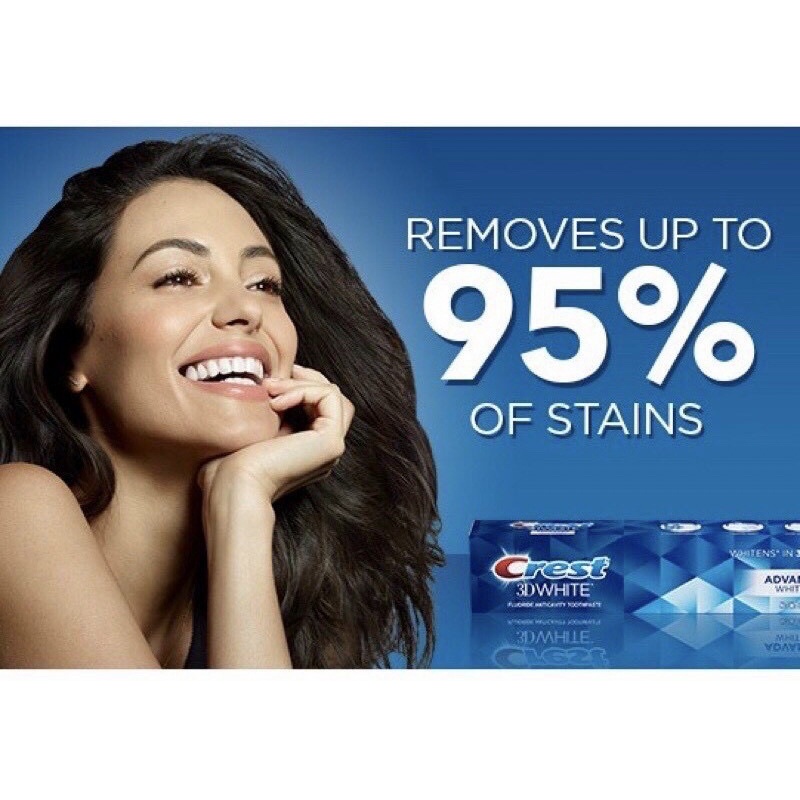 💙💎  Kem đánh răng Crest 3D White Advanced Whitening 147g — đem đến cho bạn nụ cười toả nắng💎💙
