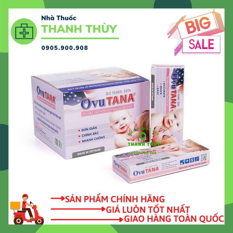 Que Thử Rụng Trứng Ovutana - Chính Xác Cao - Hộp 1 Que - Chính Hãng