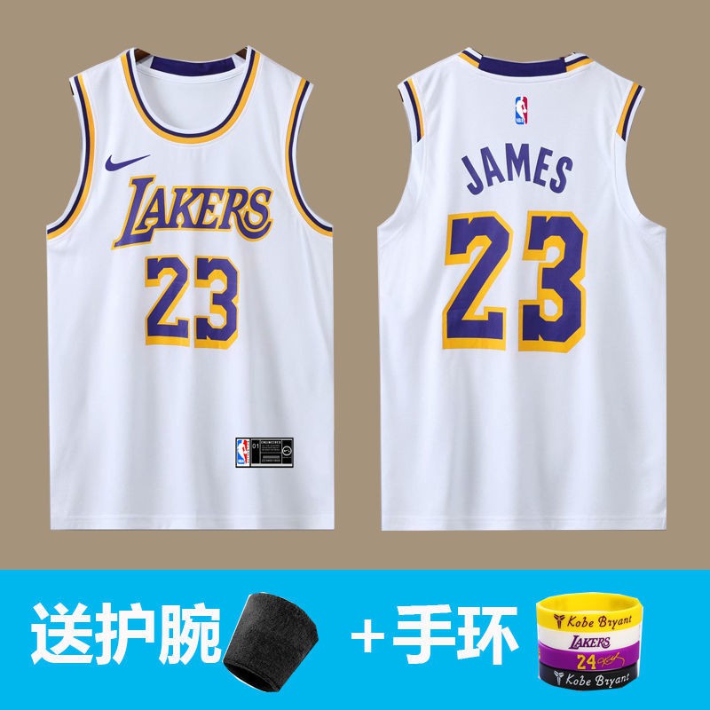 ◐✼✥Bộ đồng phục bóng rổ NBa Lakers áo đấu James số 23 tùy chỉnh Kobe 24 vest nam thoáng khí