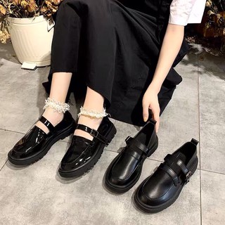 Giày Nữ Kiểu Dáng Retro Phong Cách Nhật Bản