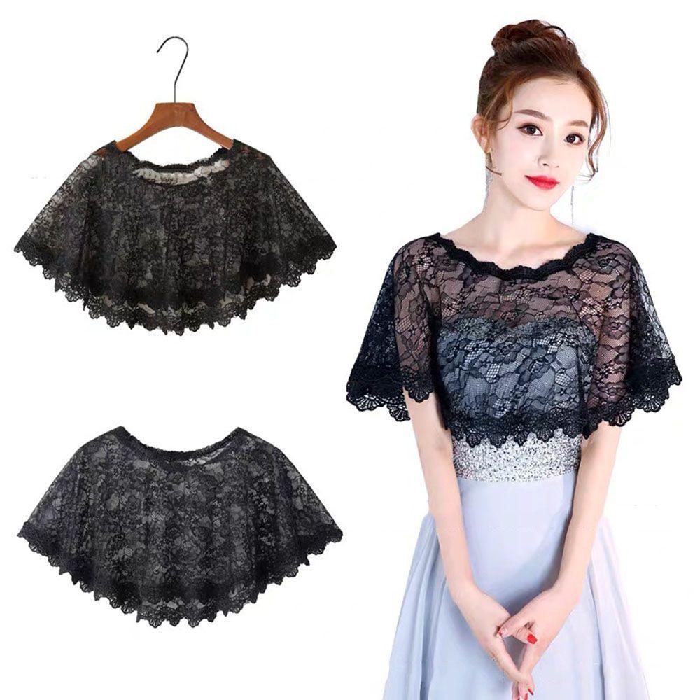 Khăn Choàng Ren Lưới Xuyên Thấu Thời Trang Cho Nữ