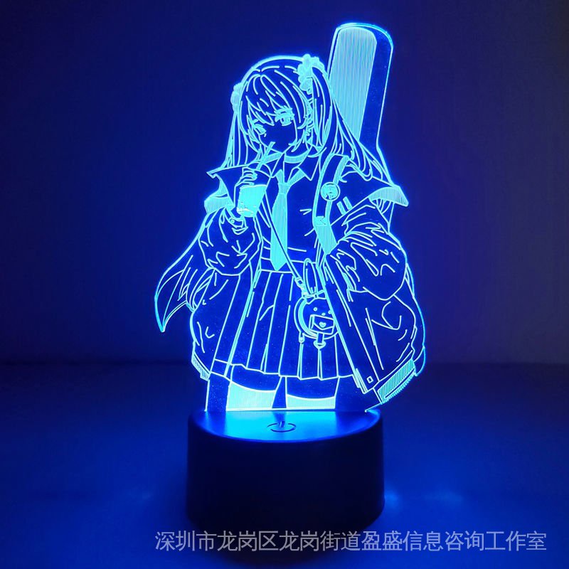 Đèn LED Ngủ Đổi Màu Tiết Kiệm Năng Lượng Hình Hatsune Miku