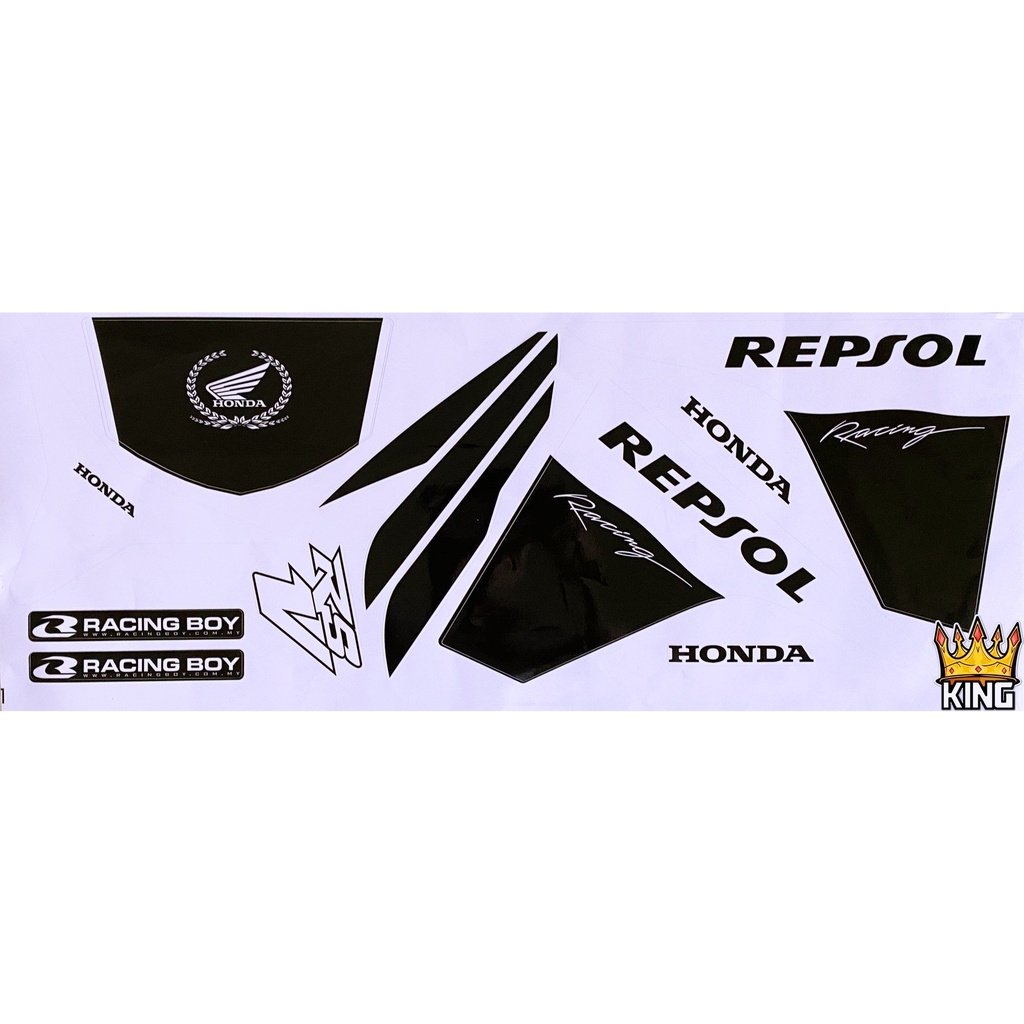 Tem Rời Wave 110cc, Tem Dán Xe 110cc REPSOL V3  -Ảnh Thật -#Temxemay#Decal #Wave #Wave110 #Wave110cc