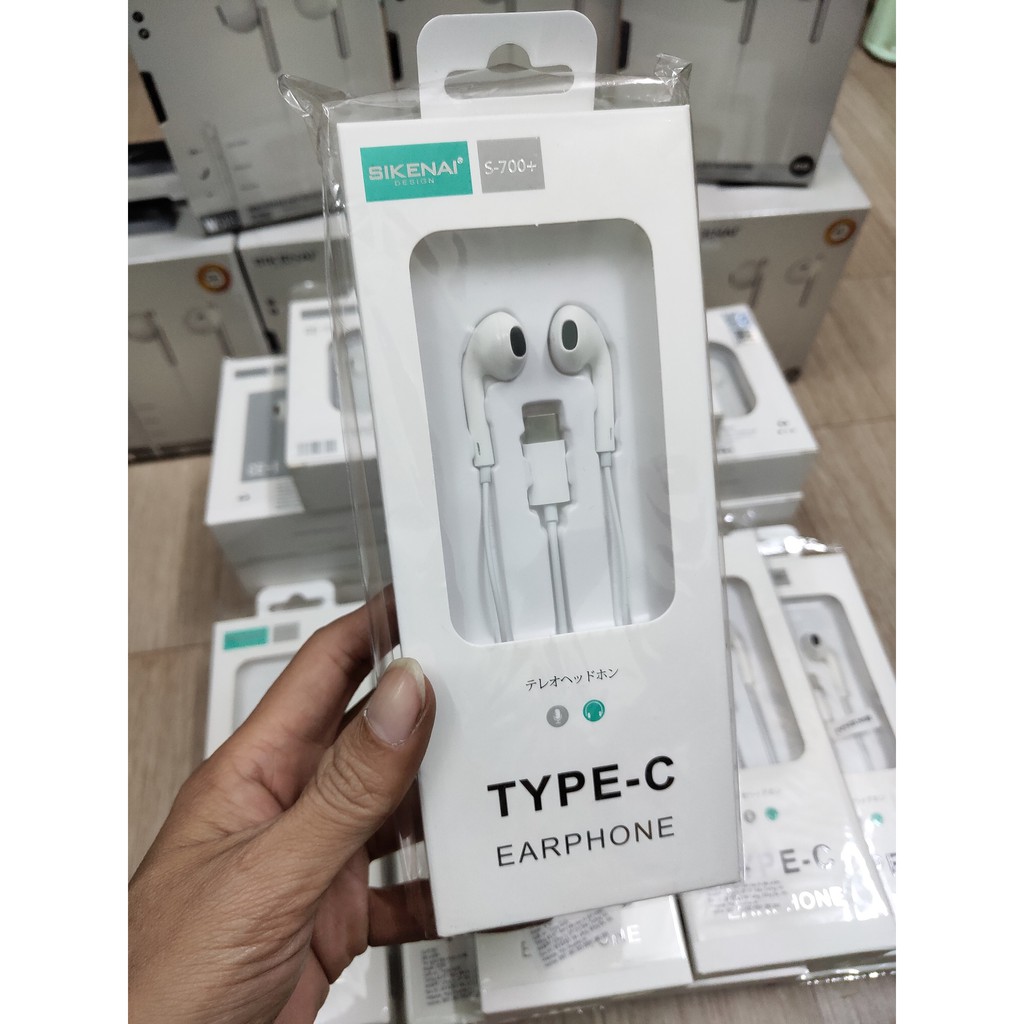 [Mã ELFLASH5 giảm 20K đơn 50K] Tai nghe nhét tai Sikenai S-700+ Type C Earphone