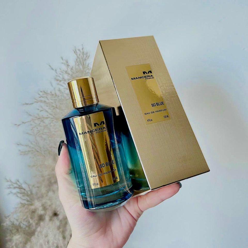 Nước hoa unisex mát mẻ Mancera So Blue EDP