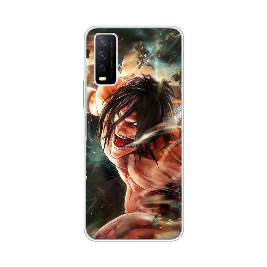 Ốp silicon Tpu Họa Tiết Trong Attack On Titan Thời Trang Cho Vivo Y85 V9 Pro V11 Pro V17 Pro Y12S Y20S Y20 Y17