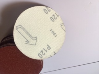 giấy nhám tròn 4 inch 100mm đế lông tự dính cỡ nhám 60-1000, giấy nhám tròn gắn máy mài các cỡ từ 70-1000