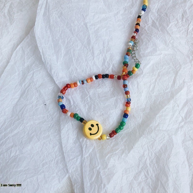 Dây Chuyền Nữ Mặt Cười Cá Tính Phong Cách Hàn Quốc-DCHQC01