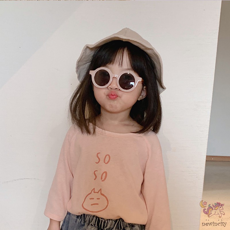 Kính mát trẻ em phong cách thời trang retro