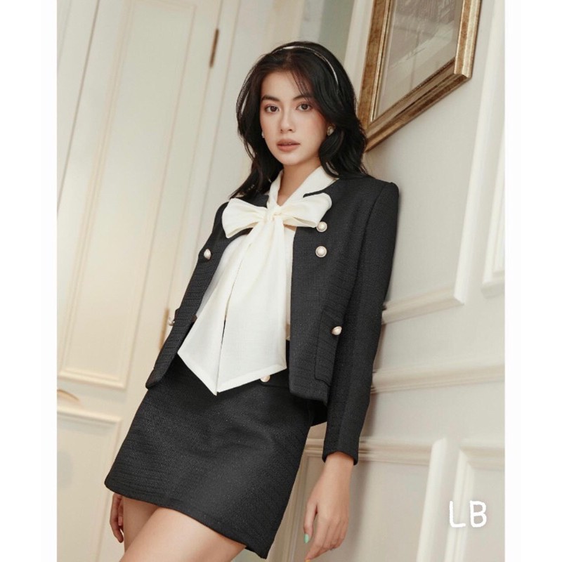 ÁO CỔ NƠ HAI LỚP TIỂU THƯ | BigBuy360 - bigbuy360.vn