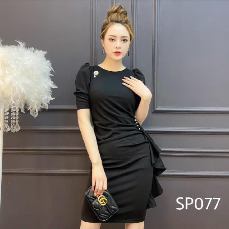 ADIOS Váy body ngọc sườn, váy công sở, dự tiệc quyến rũ SP077 Đẹp ❗