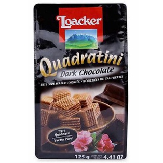 Bánh xốp Loacker Quadratini gói 125gr