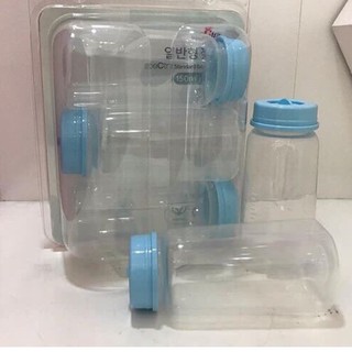 Set 3 bình trữ sữa Mẹ Spectra cổ nhỏ 150ml - dùng đươc cho máy hút sữa Unimom - Hàn Quốc