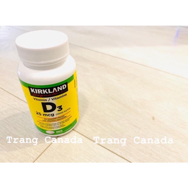 Viên uống bổ sung D3 Kirkland 360 viên date 2025