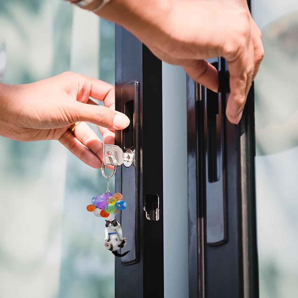 Chú Mèo MAYSHOW Đang Bay Nhiều Màu Dễ Thương Treo Trang Trí Xe Hơi