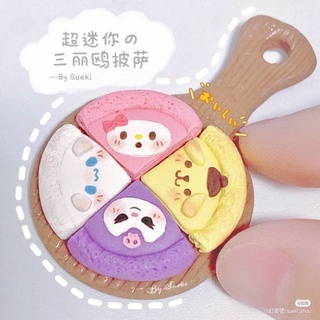 Pizza mini hoạt hình từ đất sét tự khô 🍕✨