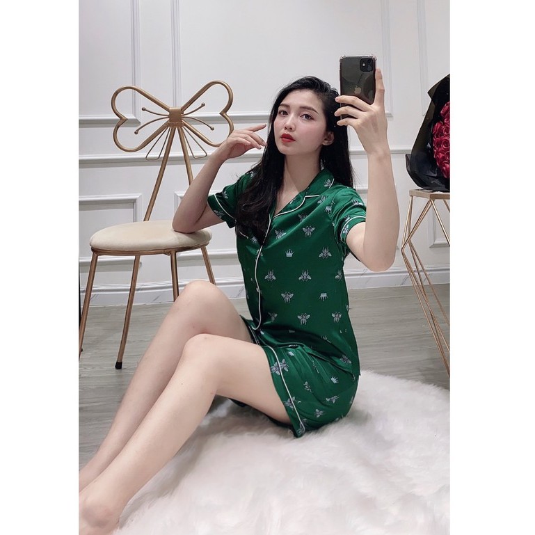 Bộ pijama lụa cao cấp siêu mát 😘 | WebRaoVat - webraovat.net.vn