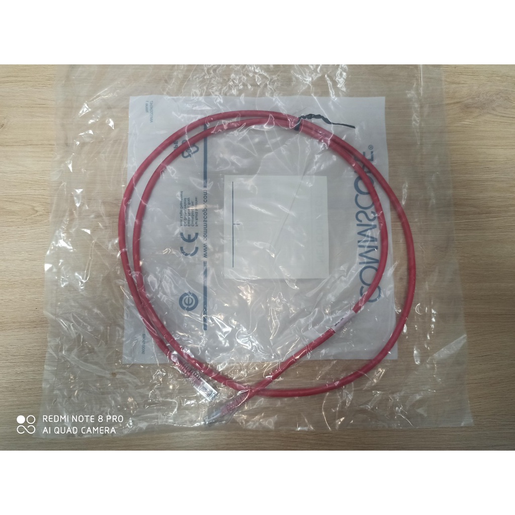 Dây nhảy Patch Cord Cat6 CommScope ,  cáp đúc sẵn 2 đầu. Hàng chính hãng